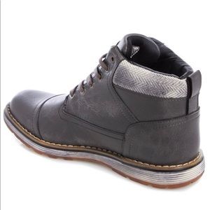 🎁 💝 New Men’s Herringbone Collar Chukka Boots Gray